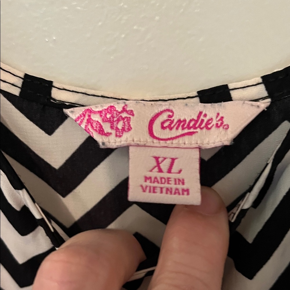 Candies Chevron Patterned Women's Dress XL - Picture 2 of 7